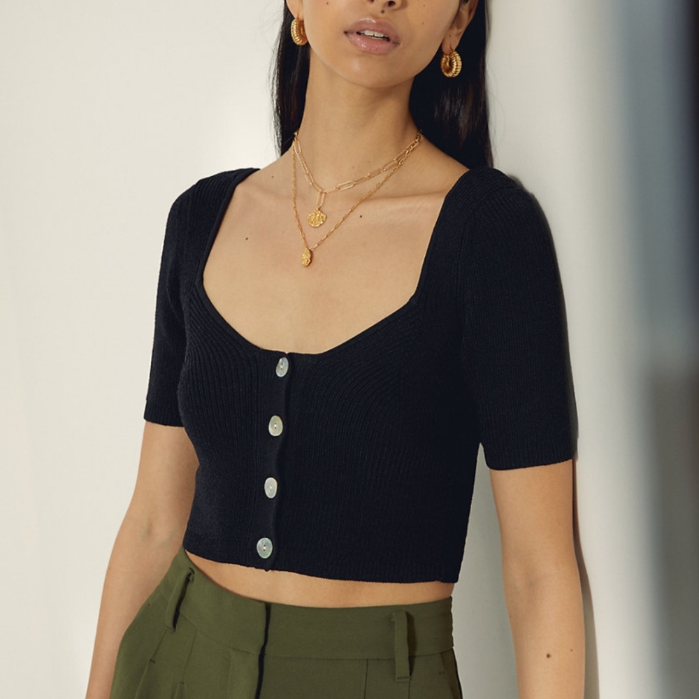 Wilfred Casanova Cardigan XXS in Black
